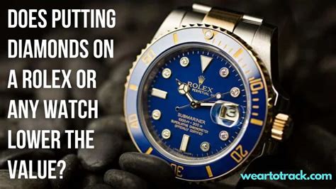 does adding diamonds to a rolex lower the value|cost of diamonds on rolex.